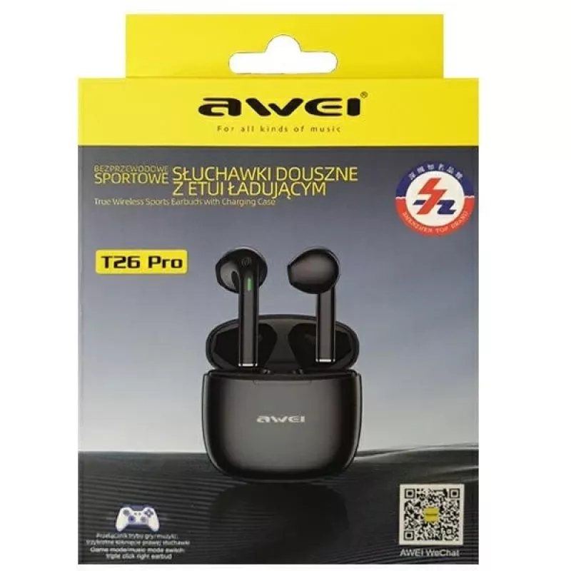Headphones Wireless Awei T26 Pro Black