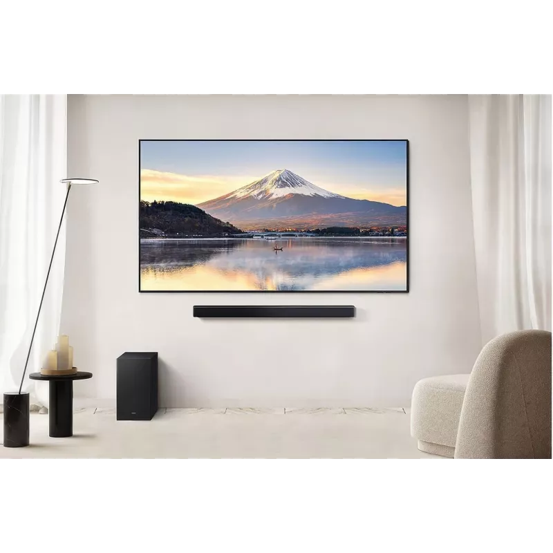 Soundbar Samsung HW-B450F/EN 2.1‑ch Bluetooth with Wireless Subwoofer, 300 W RMS, Dolby Audio, ARC