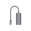 USB-C to RJ45 Adapter Unitek U1343AGY01 — 5 Gbps Ethernet, USB-C (male) to RJ45 (female), grey, 0.15 m cable
