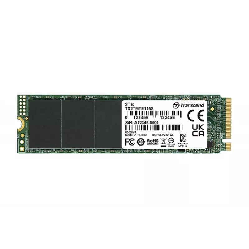 SSD disk Transcend 1TB M.2 PCIe Gen3 x4 NVMe TS1TMTE115S