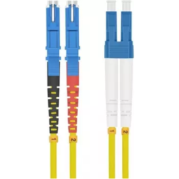 Fiber Optic Patch Cable helos E2000 1 m, 9/125 µm OS2, yellow