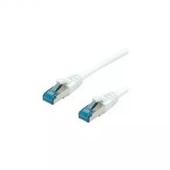 VALUE - Patch-Cable - RJ-45 (M) to RJ-45 (M) - 1.5 m - SFTP, PiMF - CAT 6a - Halogen-Free, Moulded, Snagless, Stranded - White (21.99.1996)