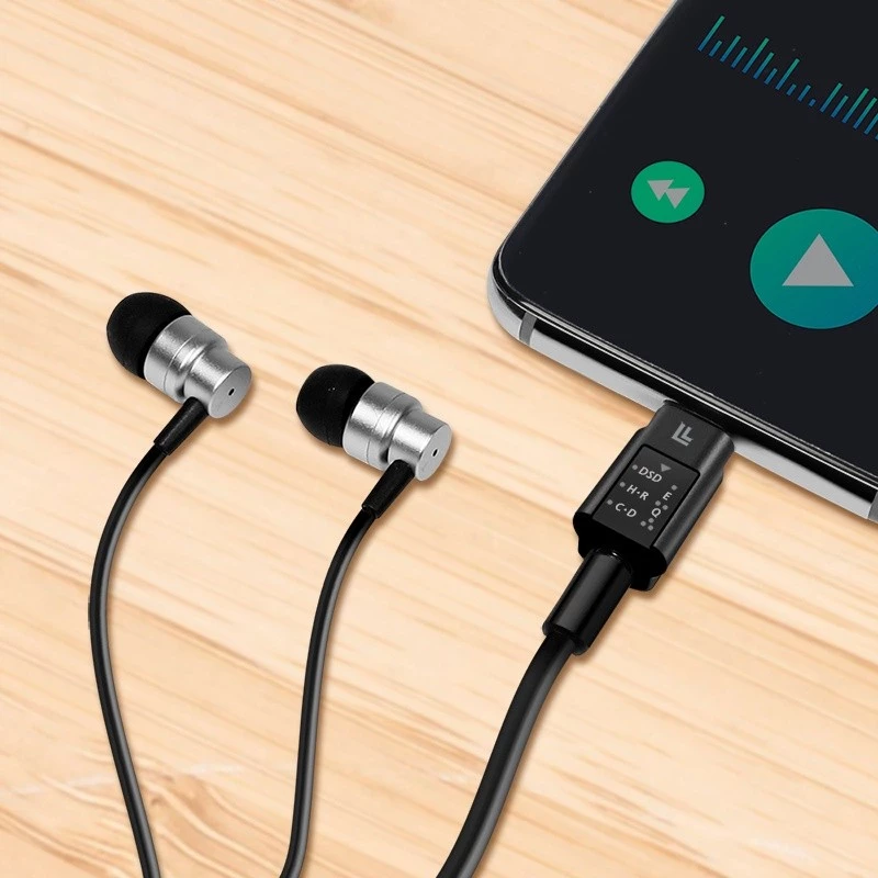 LogiLink USB-C DAC Audio Adapter. USB-C/M to 3.5 Mm/F. Black