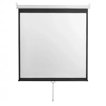 Projection screen SBOX PSM-100-2 180×180 cm manual wall/ceiling mount