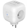 Power strip QOLTEC 52548 with 3×AC sockets and USB port