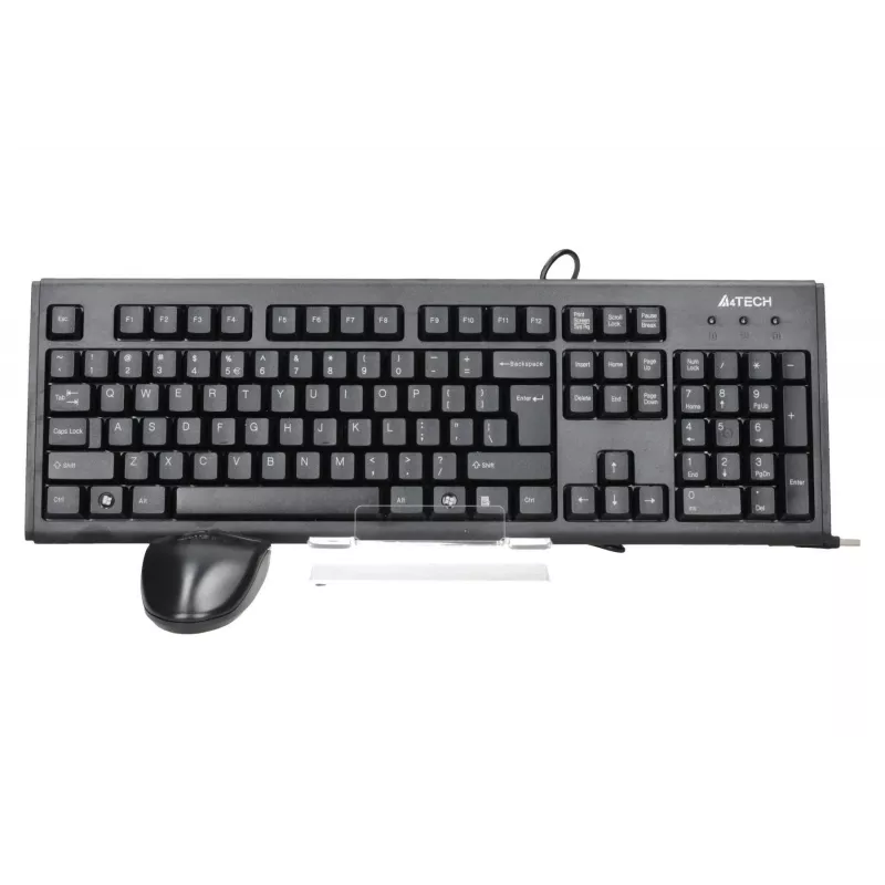 A4Tech Km-72620D - Keyboard-and-Mouse-Set - USB - US - Black