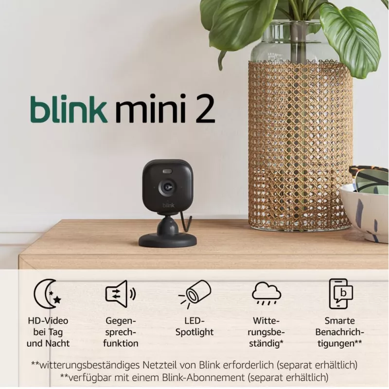 IP security camera Amazon Blink Mini 2 1080p