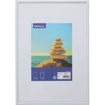 MAUL 1935402 - Einzelbilderrahmen - MDF-Platten - Kunststoff - Polycarbonat (PC) - Weiß - Tisch - 21 x 30 cm - Rechteckig