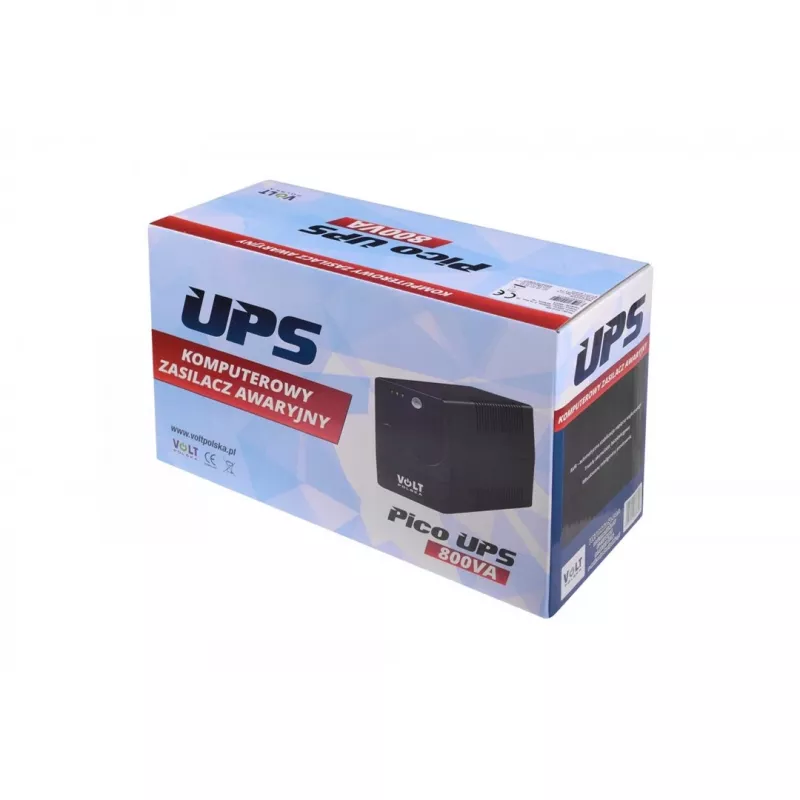 Uninterruptible Power Supply Volt Polska Pico 800VA 480W — compact UPS for backup power