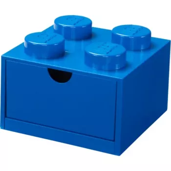 LEGO desk drawer 4 , Storage Box Blue, studs
