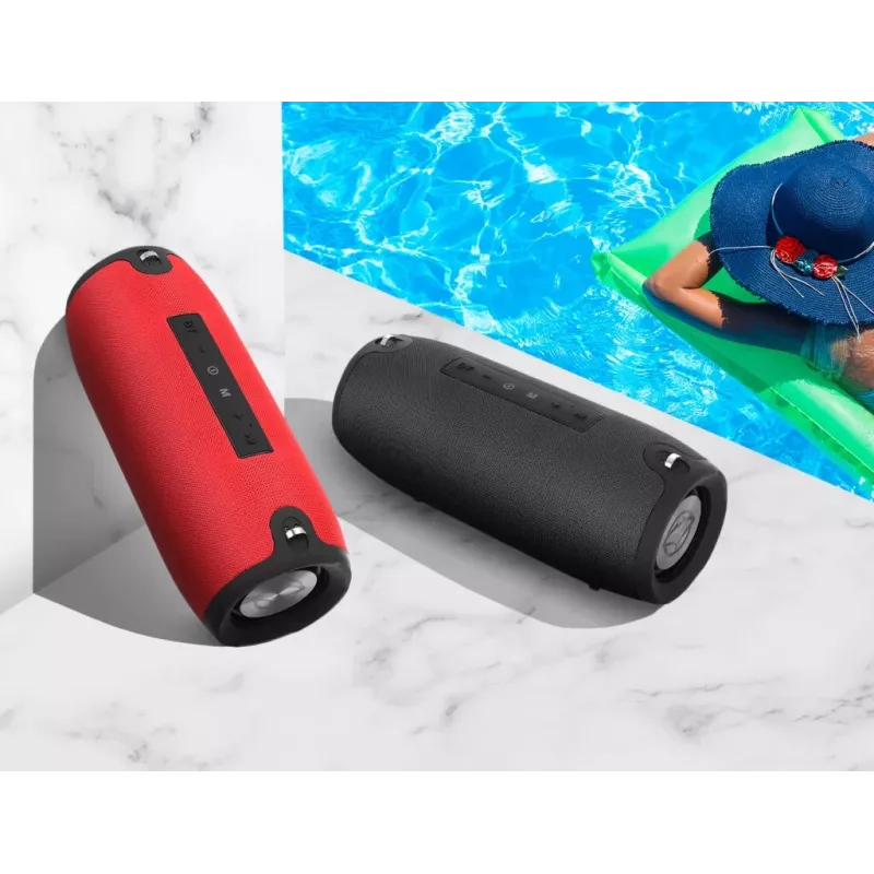 Portable Bluetooth Speaker MANTA SPK15GO-BK — 20W, 3600 mAh, up to 8 h, Black