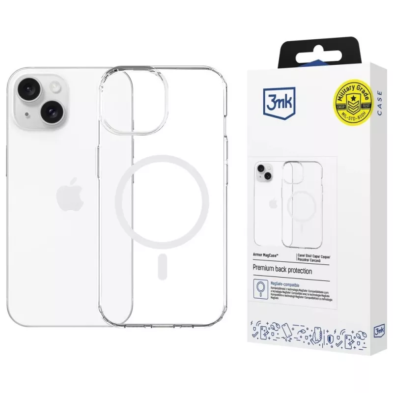 Protective MagCase Armor by 3MK for Apple iPhone 13/14 — magnetic compatibility, slim design
