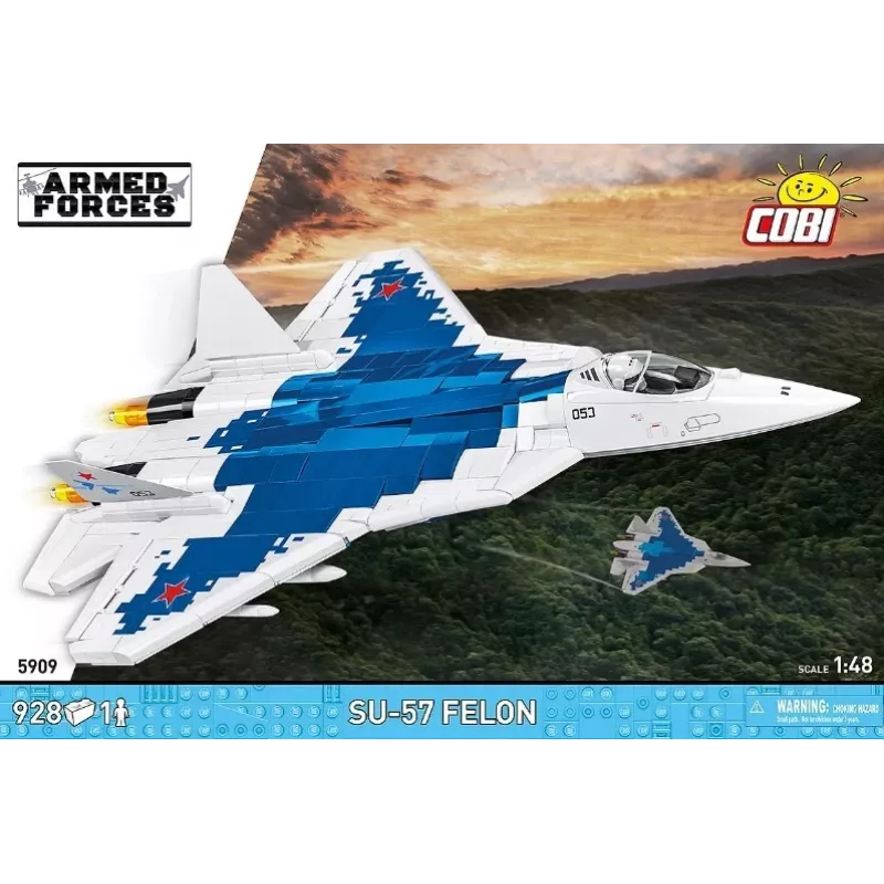 Construction Set Cobi SU-57 Felon, 928 pieces – Cobi model COBl-5909