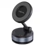 Magnetic smartphone hole r with vacuum suction