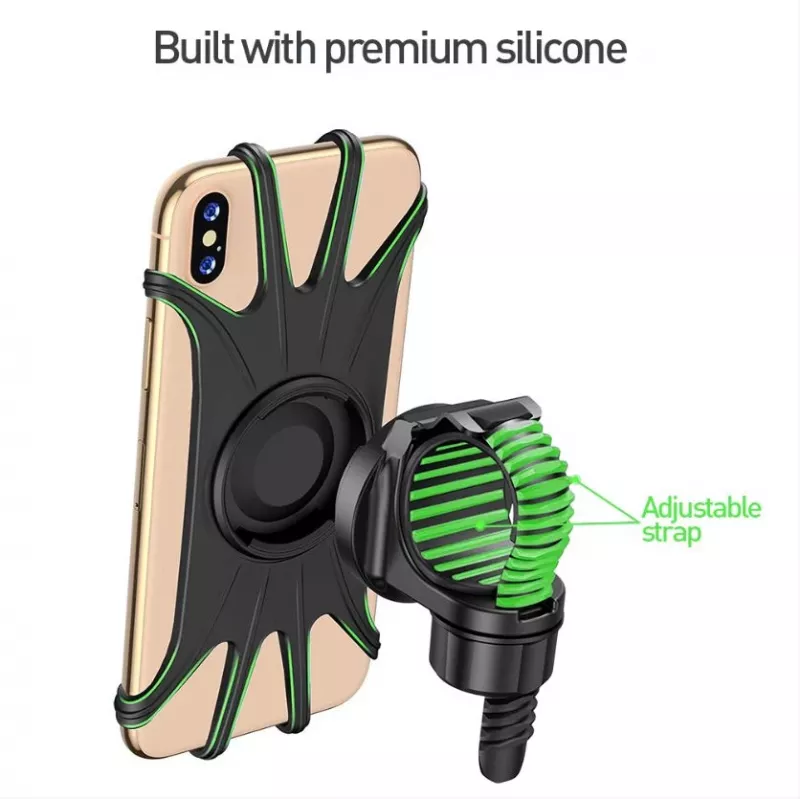 Bike phone holder Tellur BPH100 Black — handlebar mount for smartphones, adjustable grip