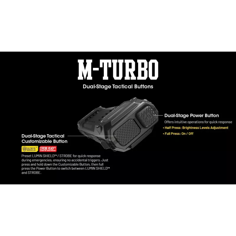 Hand flashlight Nitecore EDC29 stainless steel housing, 2 LEDs, 15–6500 lm, IP54, USB rechargeable
