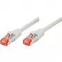 Tecline exertis Connect - Patch-Cable - RJ-45 (M) to RJ-45 (M) - 20 m - SSTP-Cable - CAT 6 - Halogen-Free - Grey (71520)