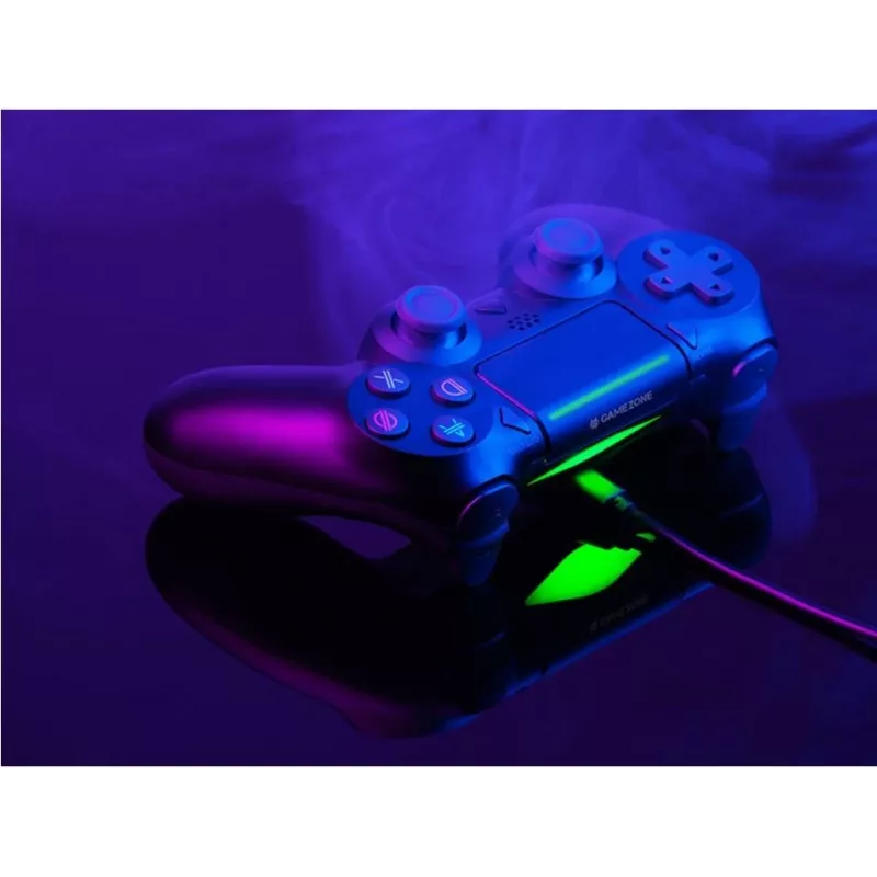 Wired gamepad TRACER SHOGUN PRO Black — 16 buttons, analogue/digital, 1.5 m cable, vibration, PC/PS4/PS3