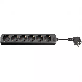 Power Extension Goobay 38839 5m 6 AC Outlets Indoor/Outdoor Black