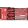 File Set ks tools 5-piece Model 140.3000 — metal files set, varied shapes and sizes
