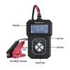 Qoltec Digital Battery Tester with LCD | Polish Menu | 12V | AGM | GEL | STD | 30-220AH