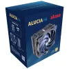 Air cooler Akasa Alucia H4 12 cm Black Blue Hydro Dynamic Bearing