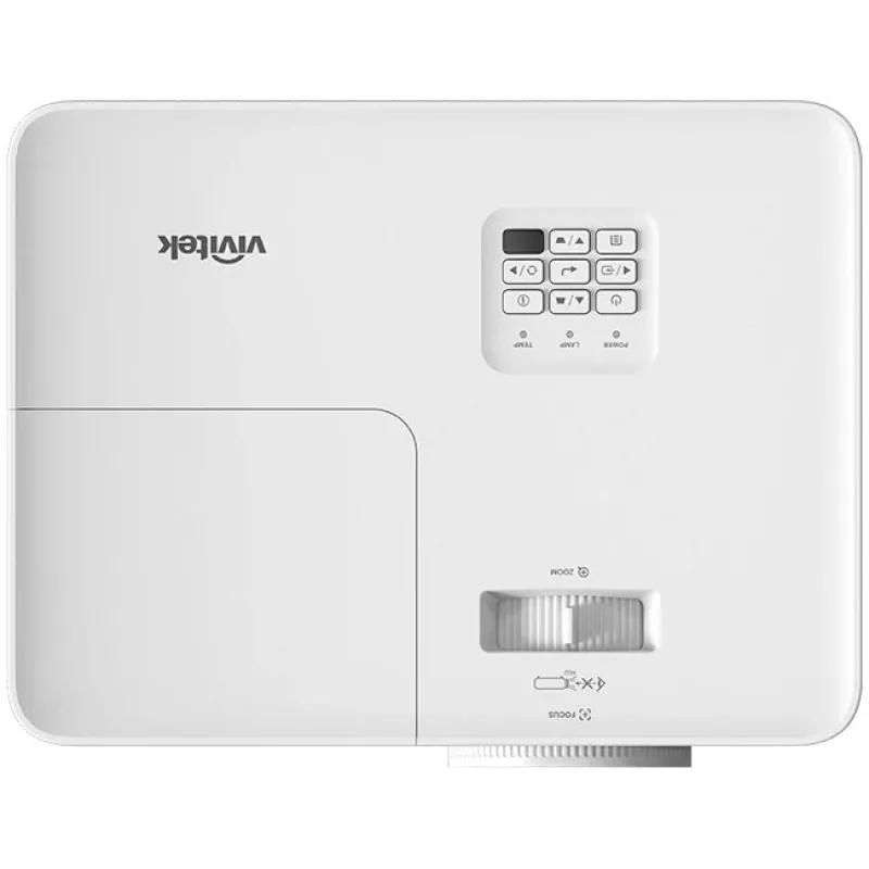 Vivitek DX330 1PI267 standard throw data projector, 4000 ANSI lumens, DMD, XGA 1024x768, 3D, throw ratio 1.94–2.16:1, white