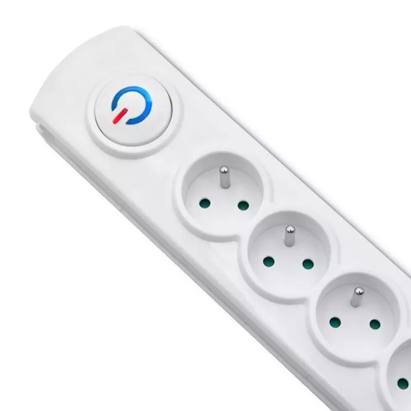Surge Protector Qoltec 50293 White 8 AC outlets 230 V