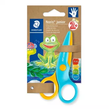 Scissors Staedtler Noris Junior Straight cut Blue Yellow 100 mm