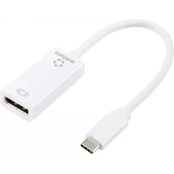 Renkforce USB-C®, DisplayPort Adapter [1x USB-C® Plug - 1x DisplayPort Socket] 0.15 m (RF-6056894)