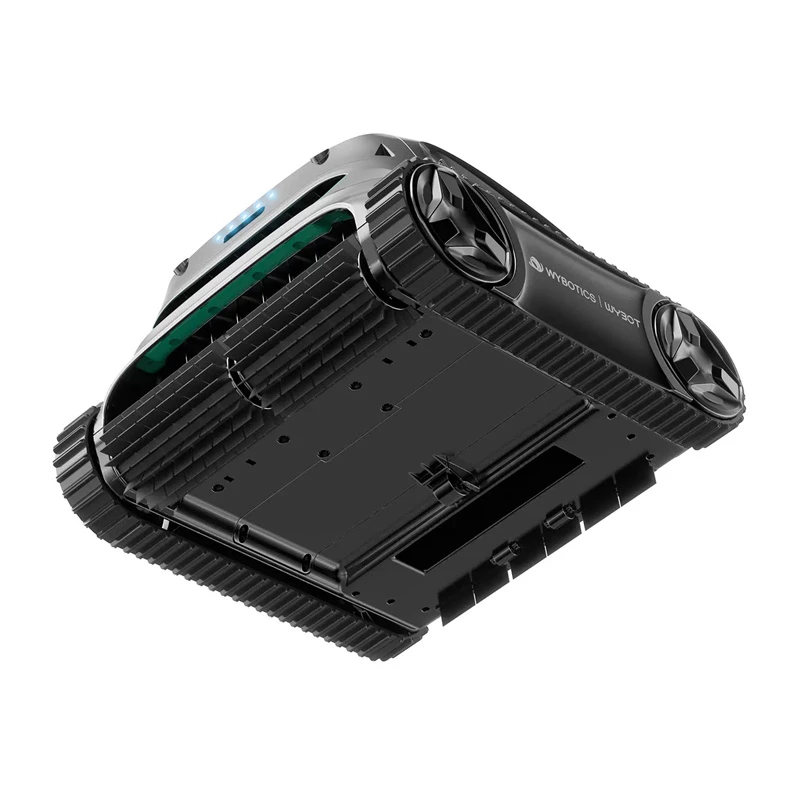 Wybot S2 Solar wireless pool cleaning robot — Wybot S2 Solar pool cleaner, cordless operation