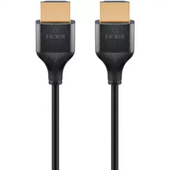 HDMI Cable Goobay 75297 0.5m HDMI Type A Male 48 Gbit/s Black