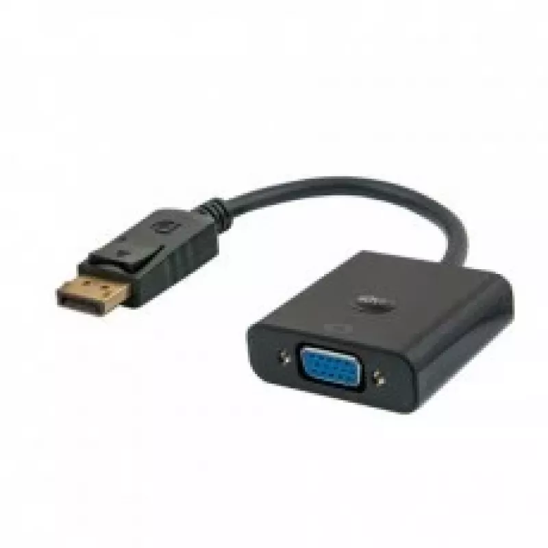 Video cable adapter Savio CL-90 DisplayPort to VGA 0.2 m Black