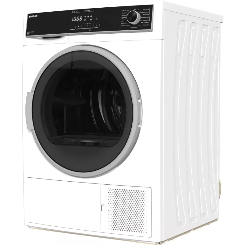 Sharp KD-HHH8S8GW3-DE tumble dryer Freestanding Front-load 8 kg White