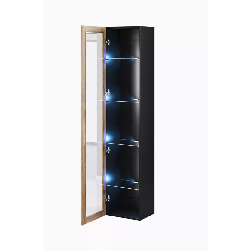 Cama living room cabinet set VIGO 3 black/wotan oak