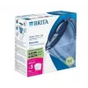 Water filter jug BRITA Marella 2.4 L with 3 Pure Performance cartridges, Maxtra Pro, blue