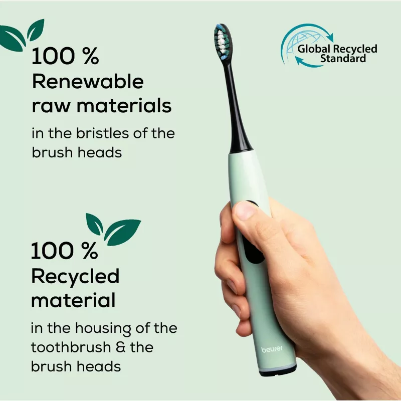 Toothbrush Beurer SC 50 peppermint Schallzahnbürste Green Planet 10515