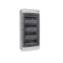 Surface-mounted installation enclosure, plastic, IP65, 4th row, 12 modules, 1500V DC