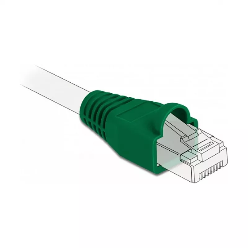 Strain relief for RJ45 plug DeLOCK 86726 green 20 pieces