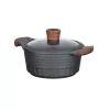Kitchenware Resto Kitchenware Capella 2.6 L Round Black Wood