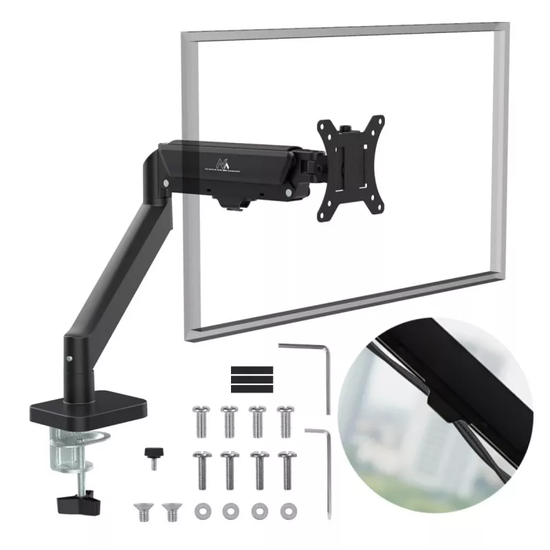 Maclean monitor mount, gas spring, 17-32, 2-10kg, black, MC-133