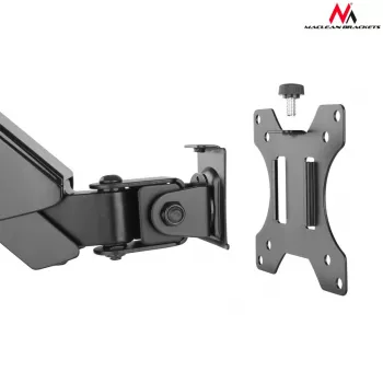 Desk Monitor Mount MACLEAN MC-775 for 32 inch (81.3 cm) screens, VESA 75x75–100x100, up to 8 kg, grey