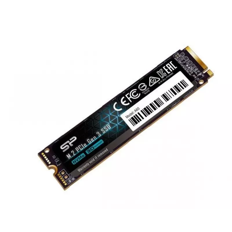 SSD M.2 NVMe Silicon Power P34A60 2 TB, PCIe 3.0 x4, read 2200 MB/s, write 1600 MB/s