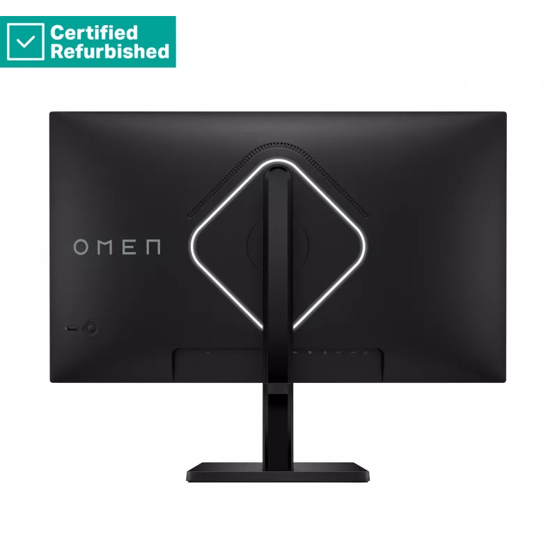 RENEW SILVER OMEN by HP 27qs QHD Gaming Monitor - 27 2560x1440 QHD 400-nit 240Hz AG, IPS, 2x HDMI/DisplayPort, 2x USB-A, speakers, height adjustable/tilt/pivot, 1 years