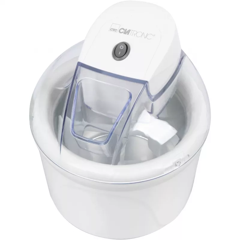 ice cream maker ICM 3764, ice cream maker White, for 1.500ml ice cream, 12 Watt