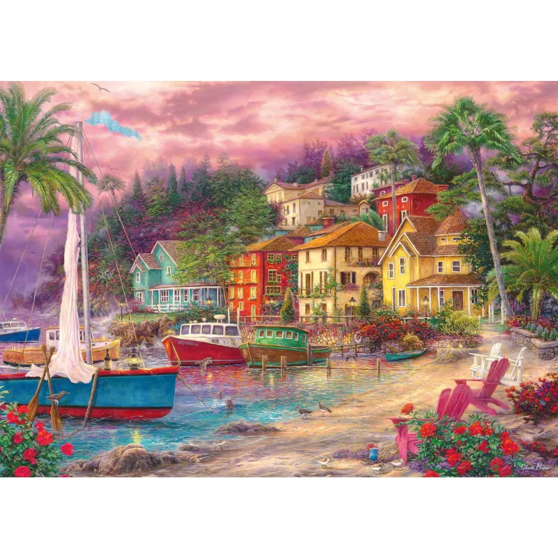 Jigsaw Puzzle schmidt spiele Chuck Pinson Coastal Magic — 1000 pieces, artist Chuck Pinson