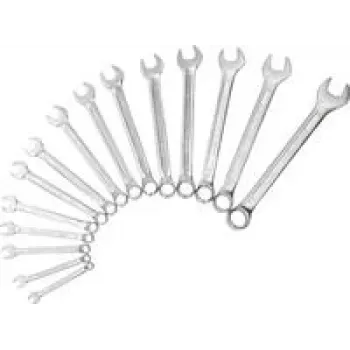Ring and Combination Wrench Set ks tools 512.0215 — metric sizes set (512.0215)