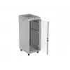 19 inch 32U LANBERG Standing Rack Cabinet 600×800 mm Gray with Glass Door and LCD (Flat Pack)