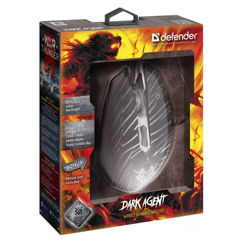 Mouse Defender DARK AGENT GM-590L USB Type-A