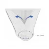 Braided Sleeve DeLOCK 20816 10 m x 25 mm white